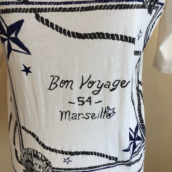 J Crew Bon Voyage Marseille Tee - Picture 3 of 8